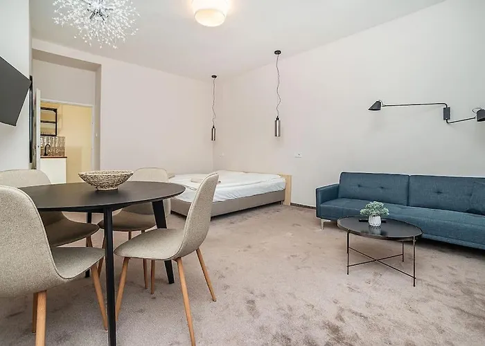 Modern Studio With Balcony + Tv